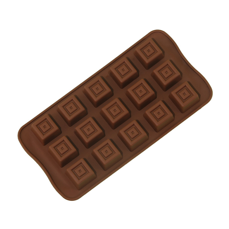 Silicone Mold Tray - クラシックなスクエアチョコレートモールド、キャンディー、グミアイスキューブ、トレイトリート、ケト爆弾クレヨン、ワックスメルト、キッチンアクセサリー、ベーキングアイテム