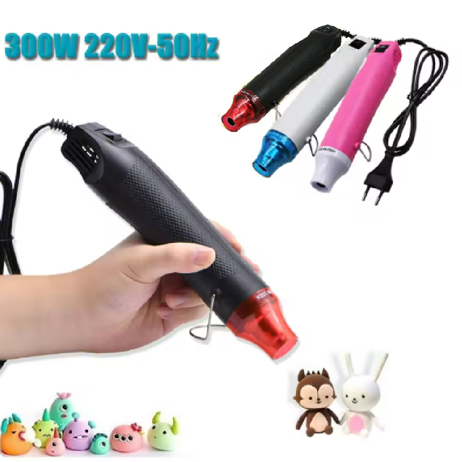 Heat Gun Small - ホットエアガン 300 ワット 220V 軽量ハンドホールド電熱空気収縮 DIY