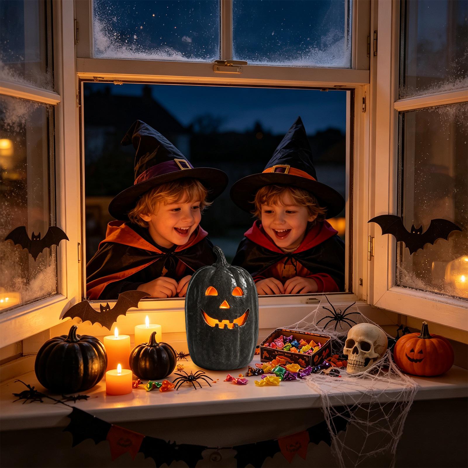 ハロウィンカボチャの工芸品　樹脂製カボチャの手作りランタン飾 - Crafting Resin のレビューと価格