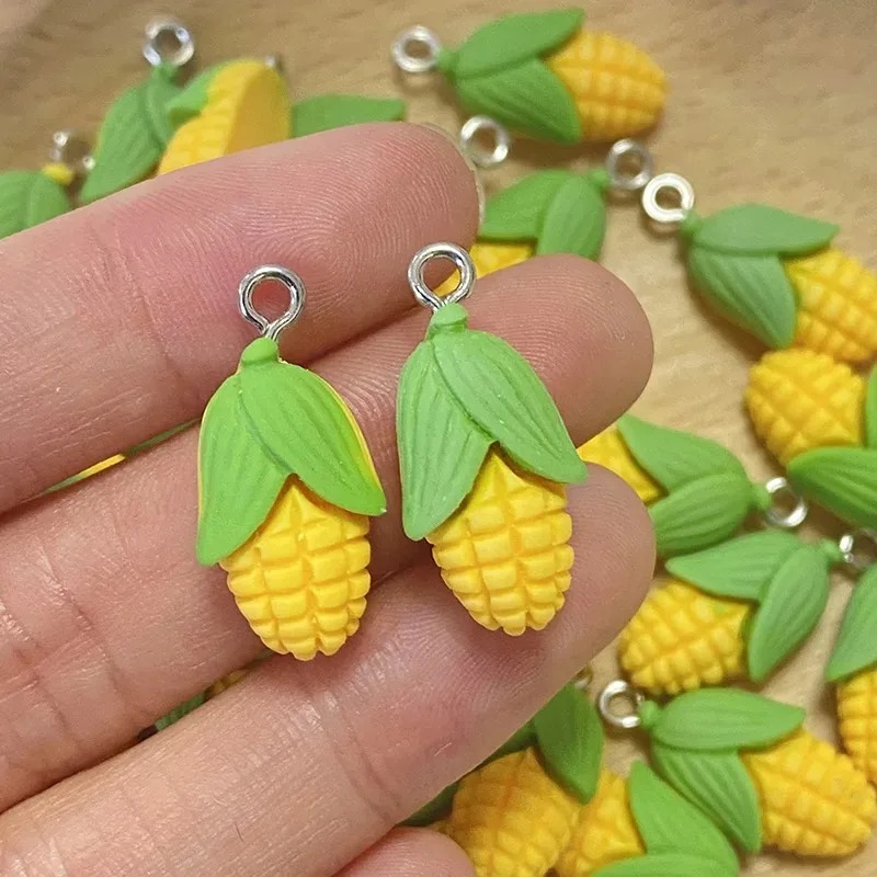 20個入り 面白いミニコーン野菜樹脂チャーム 人工食品ペンダ - Resin Craft Supplies のレビューと価格