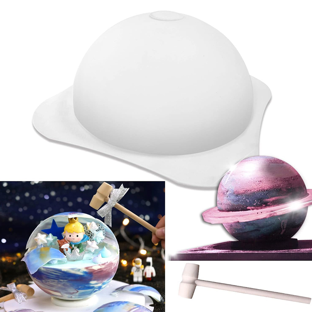 大きなシリコン片球型、ドームボール形状、ケーキベーキング金、 - Coaster Mold Round のレビューと価格