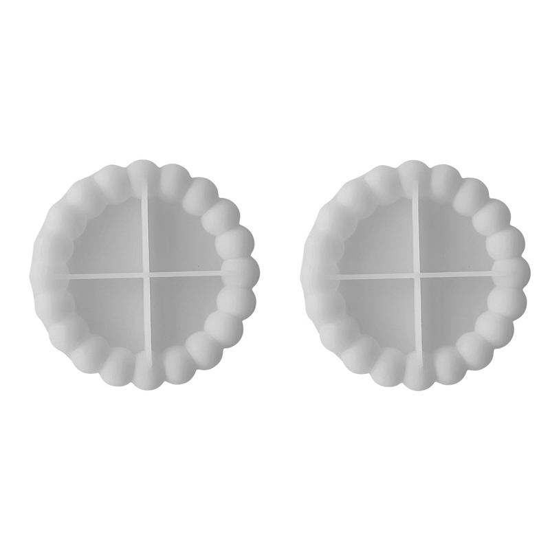 (BF06) バブルレースカップパッドシリコンモールド DI - Coaster Mold Round のレビューと価格