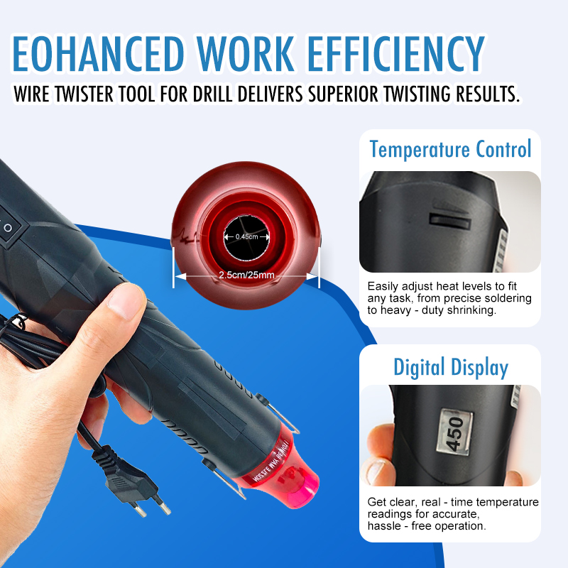 220V ホットエアガンはんだ付け温度ブロワーガン DIY  - Heat Gun Small のレビューと価格