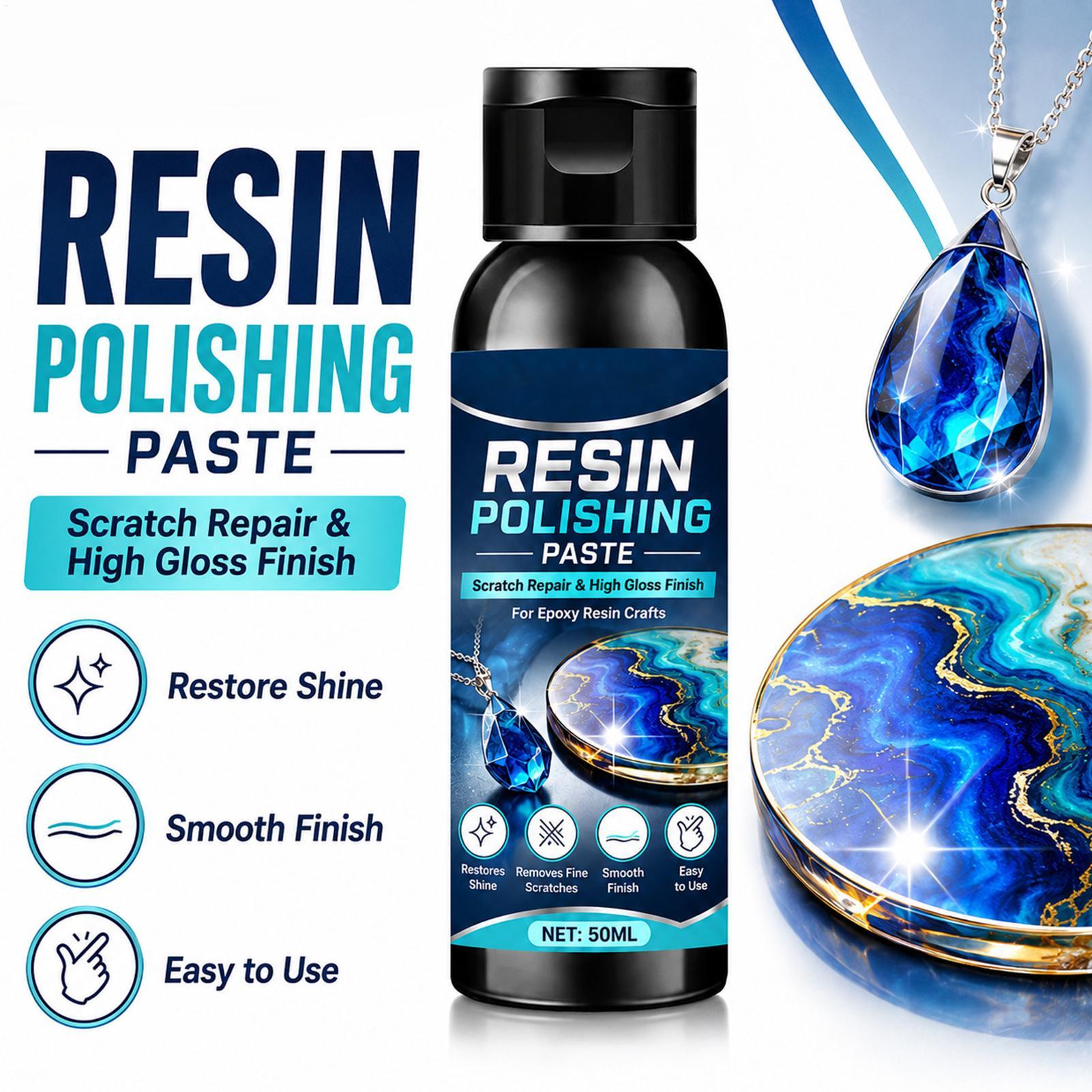 樹脂研磨ペースト 50 ミリリットルスクラッチリムーバーエポ - Resin Craft Workshop のレビューと価格