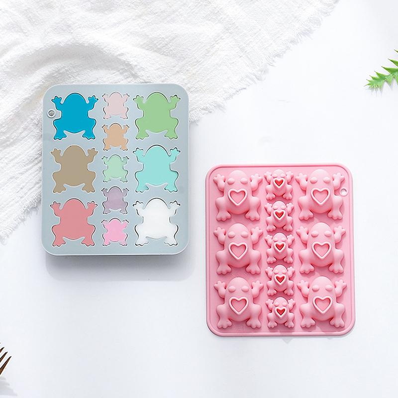 カエルのシリコン型、誕生日、パーティー、ケーキデコレーション - Silicone Mold Tray のレビューと価格