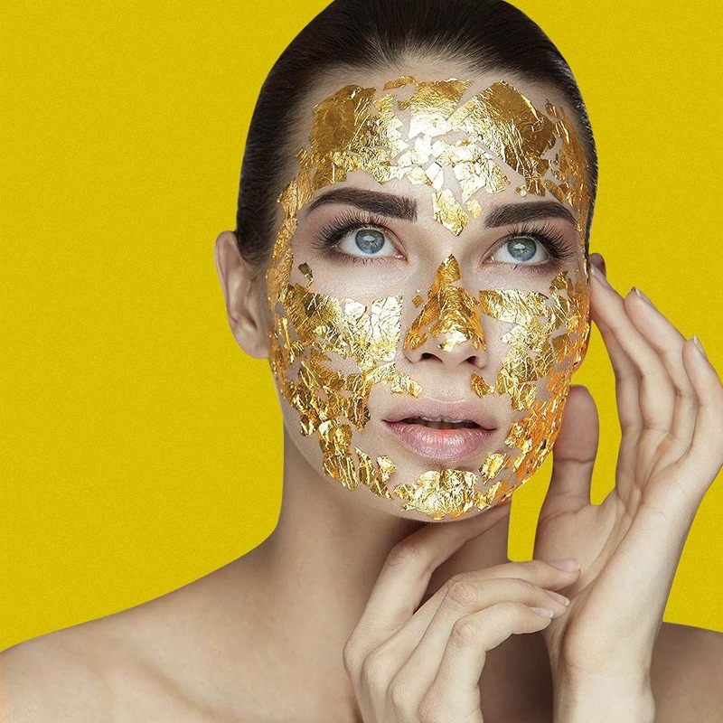 本物の24K金箔シート、3サイズ展開、純度98%の金箔、アー - Gold Foil Flakes のレビューと価格
