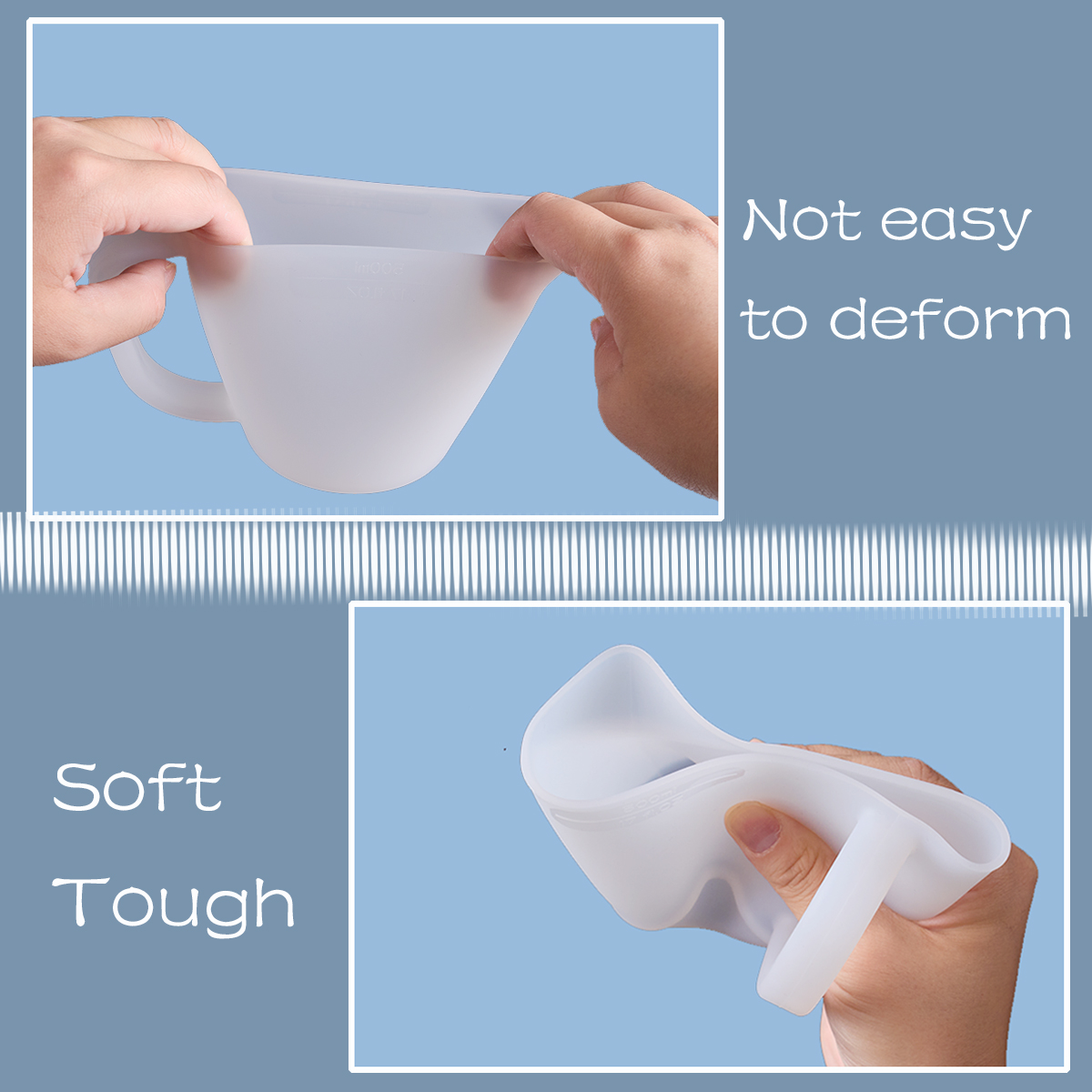 500mlシリコン計量カップ、ハンドル付き、DIY混合エポキ - Mixing Cup Silicone のレビューと価格