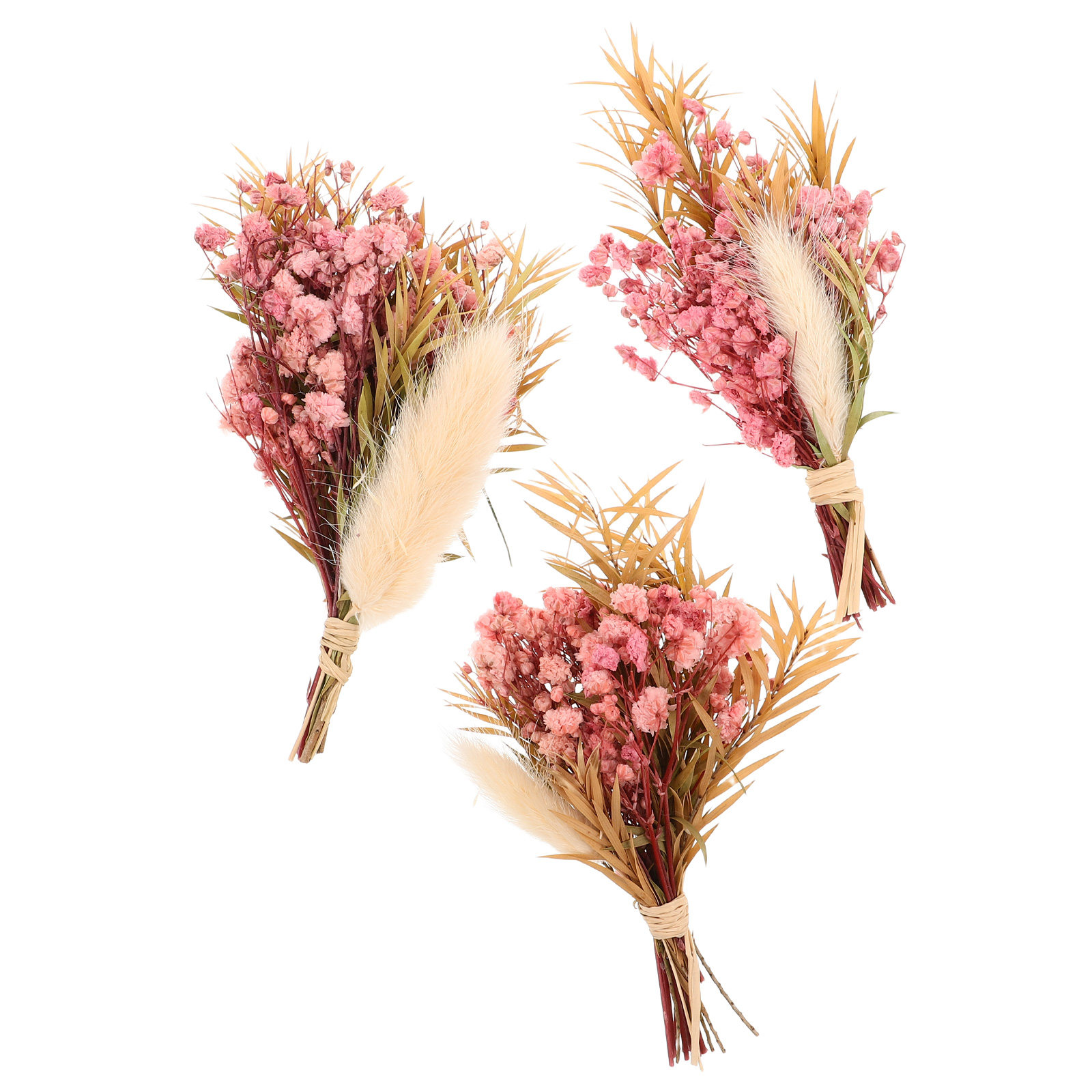 3 個ミニドライフラワーブーケナチュラル小さなドライフラワー - Dried Flower Bulk のレビューと価格