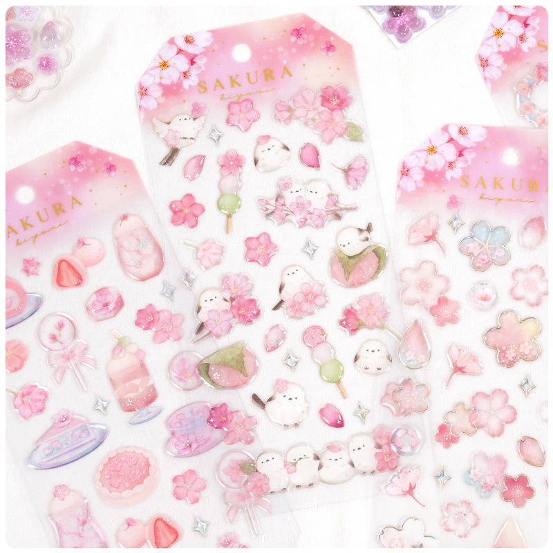 和風桜クリスタル 3D ステッカーピンクかわいいデカール女の - Resin Craft Material のレビューと価格
