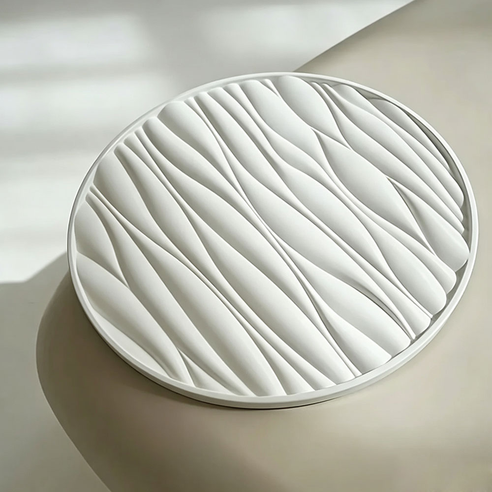 大型丸型トレイシリコンモールド、波型セメント石膏トレイ型、エ - Coaster Mold Round のレビューと価格