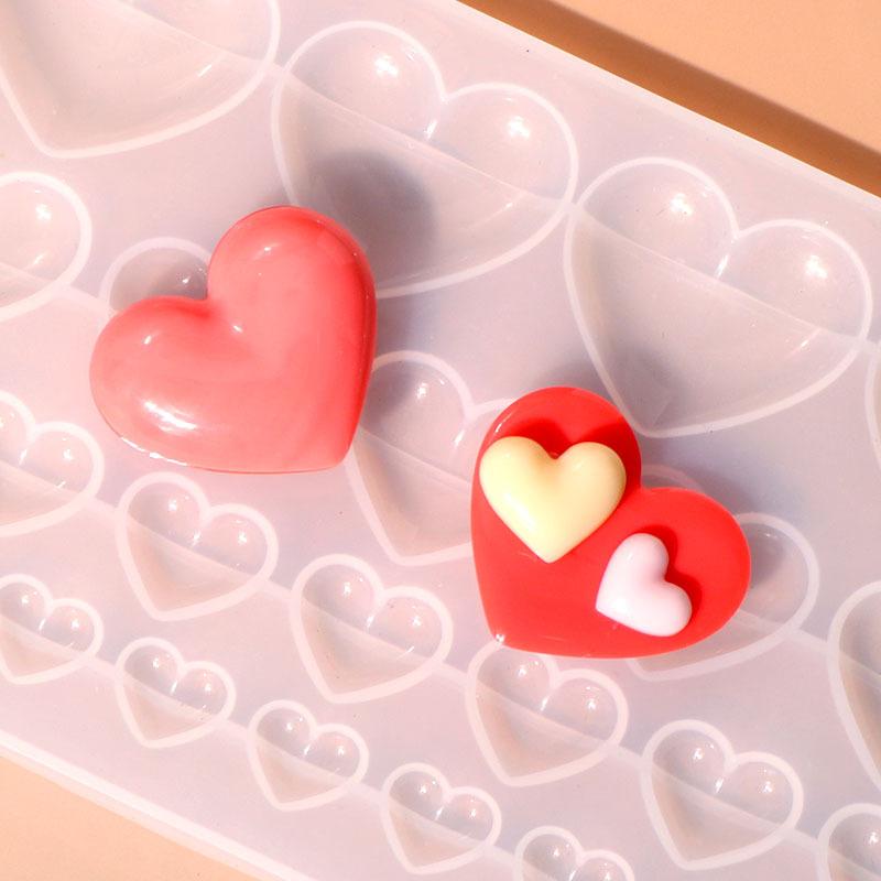 シリコーンモールドハート型ペンダント 3 サイズケース樹脂  - Resin Craft Workshop のレビューと価格