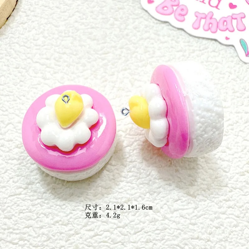 10個入り ミニチュアケーキ型レジンペンダント 可愛いデザー - Resin Craft Material のレビューと価格