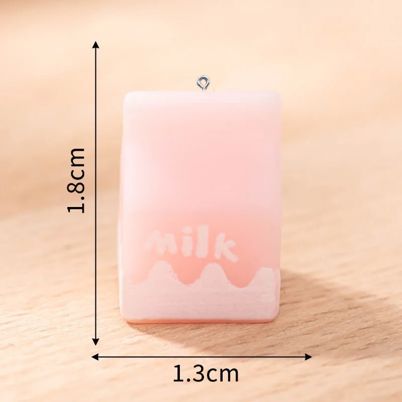 10 個ミニミルクボトル樹脂チャームペンダントジュエリー作成 - Resin Craft Projects のレビューと価格