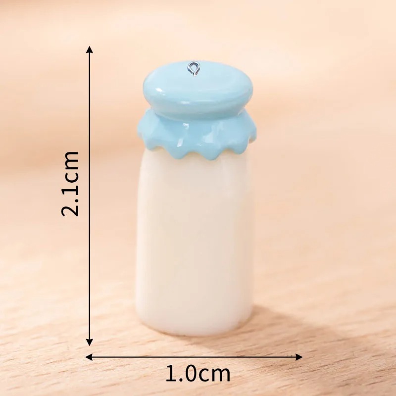 10 個ミニミルクボトル樹脂チャームペンダントジュエリー作成 - Resin Craft Projects のレビューと価格