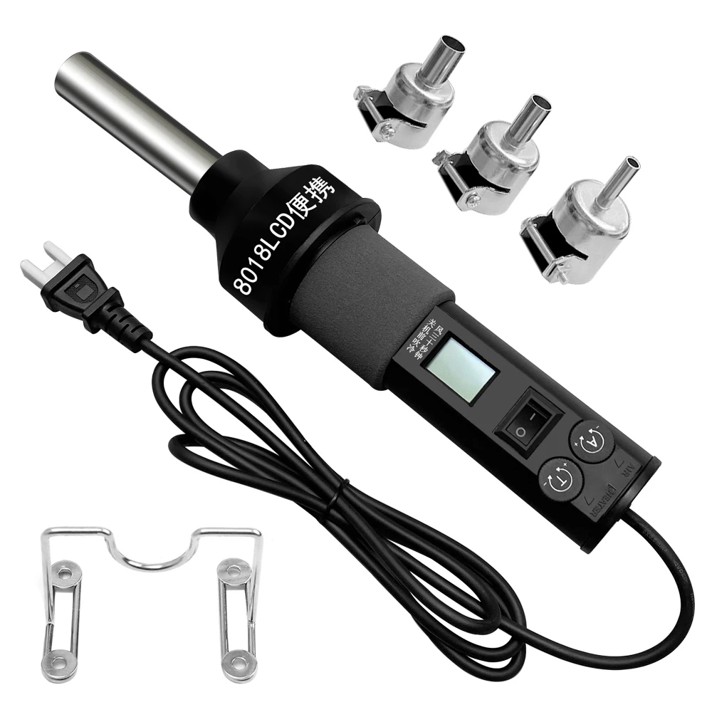 液晶デジタル熱ホットエアガンはんだ除去はんだステーション 1 - Heat Gun Small のレビューと価格