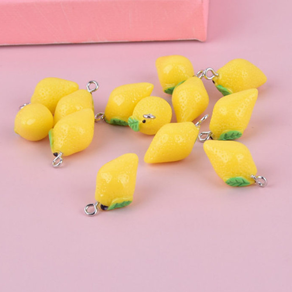 20個入り レジンレモンチャーム フルーツチャーム ジュエリ - Crafting Resin のレビューと価格