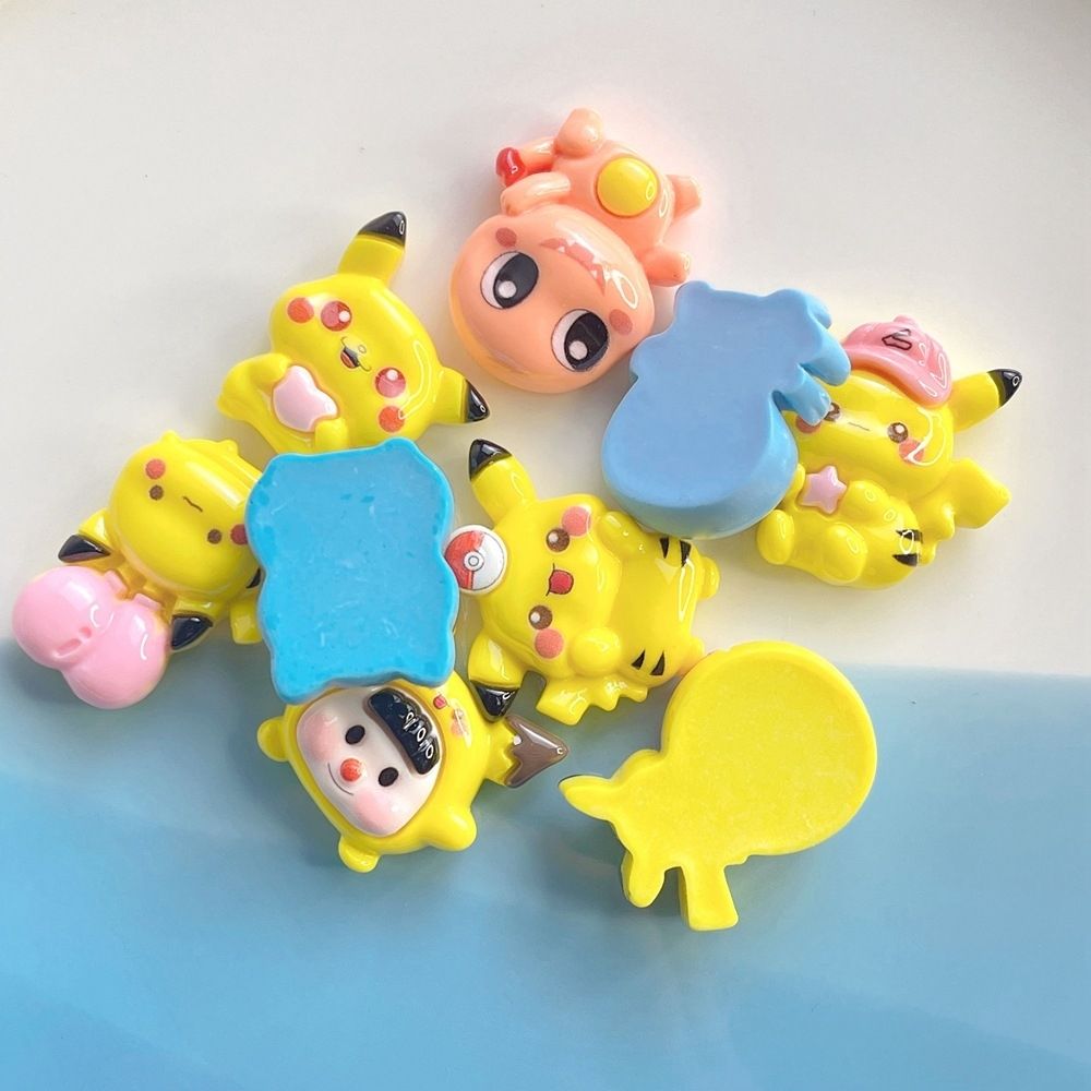 新しいDIYクラフト材料、漫画ポケモン用、樹脂製アクセサリー - Resin Craft Material のレビューと価格