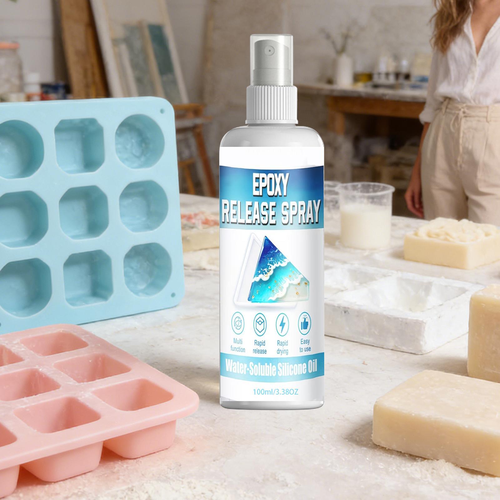 モールドリリーススプレー 100ml 速乾性エポキシ潤滑剤  - Resin Craft Workshop のレビューと価格