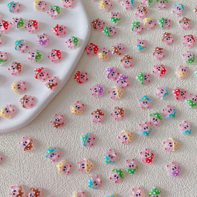 2/10/20 個カービィネイルチャーム 3D 樹脂かわいい - Crafting Resin のレビューと価格