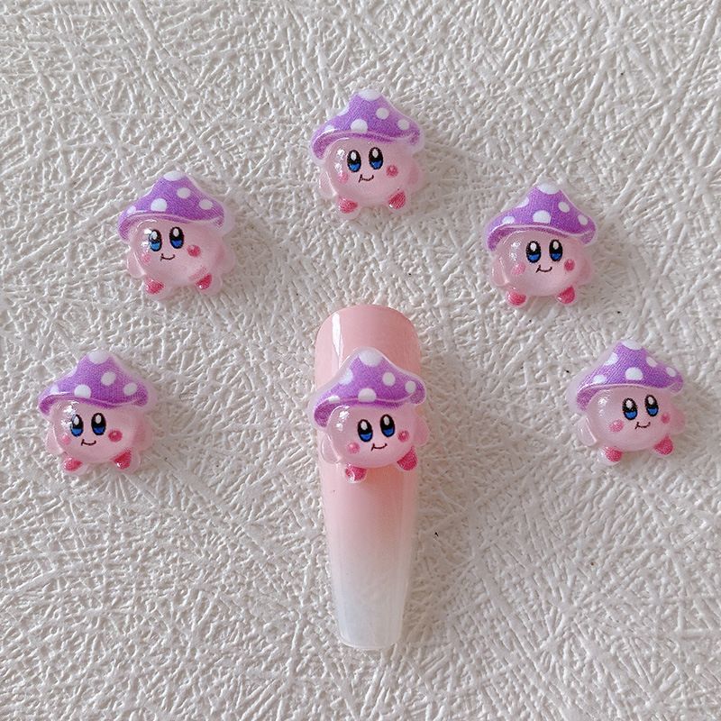 2/10/20 個カービィネイルチャーム 3D 樹脂かわいい - Crafting Resin のレビューと価格