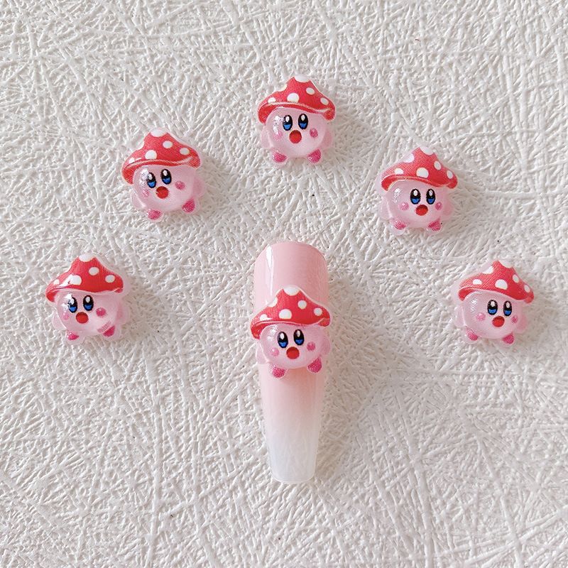 2/10/20 個カービィネイルチャーム 3D 樹脂かわいい - Crafting Resin のレビューと価格