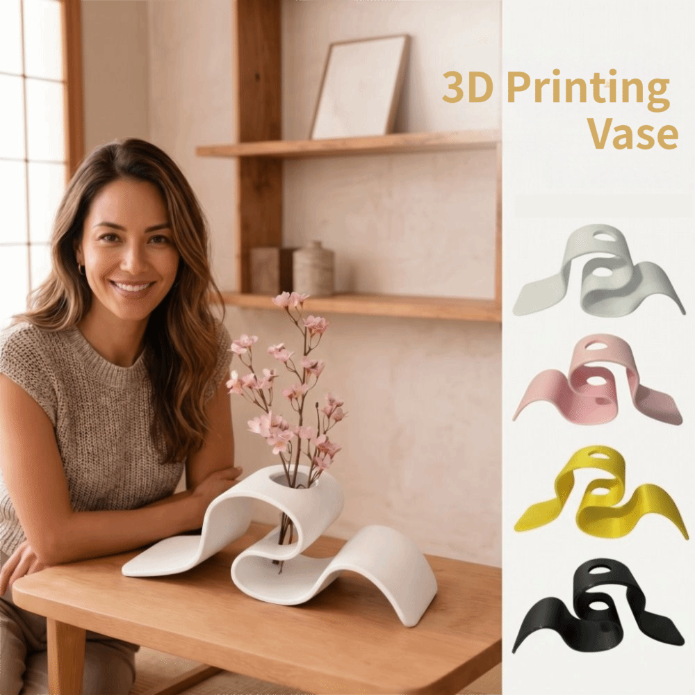 ギフトエレガントな 3D 印刷花瓶 INS 北欧スタイルドラ - Dried Flower Bulk のレビューと価格