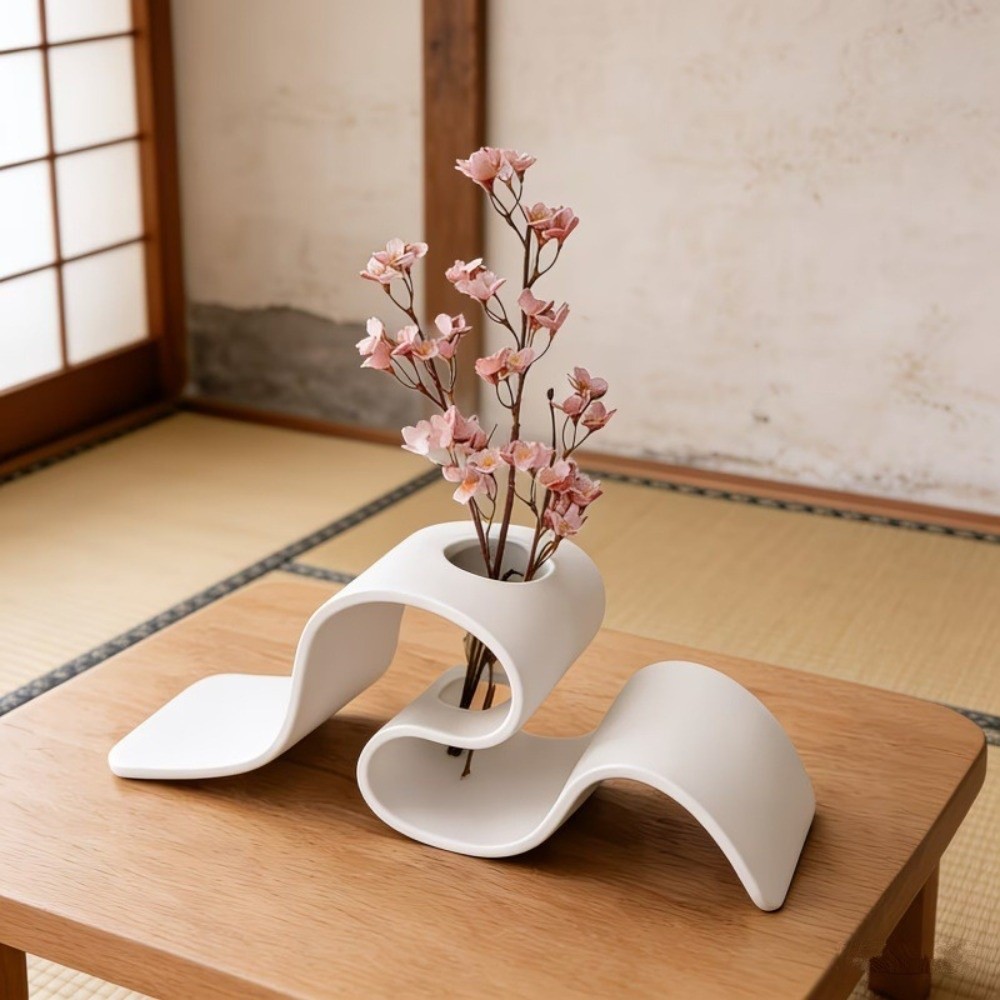 ギフトエレガントな 3D 印刷花瓶 INS 北欧スタイルドラ - Dried Flower Bulk のレビューと価格