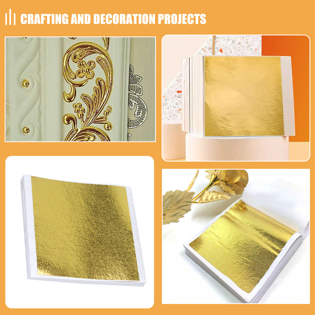 1袋入り模造金箔フレーク、プレミアムクラフトフォイル、アート - Gold Foil Flakes のレビューと価格