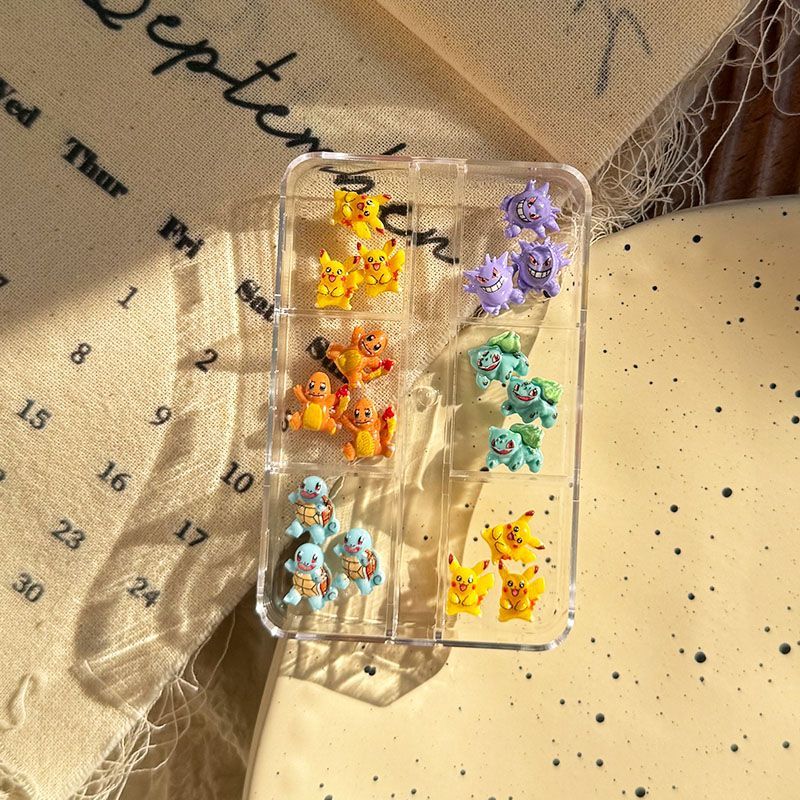 ポケモンネイルアートアクセサリー、かわいいミニ3Dゼニガメと - Crafting Resin のレビューと価格