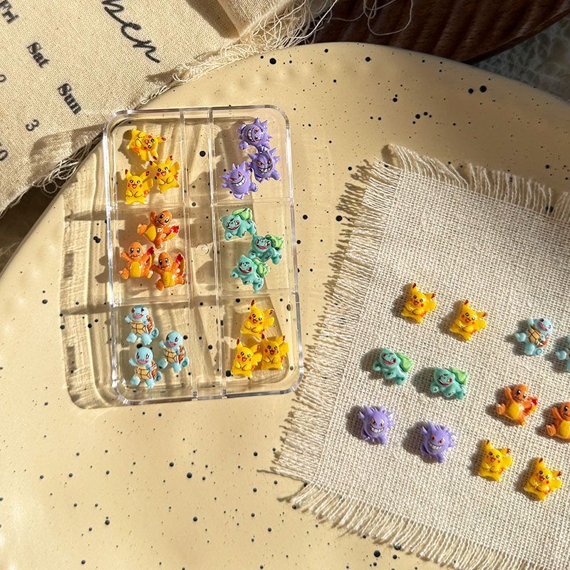 ポケモンネイルアートアクセサリー、かわいいミニ3Dゼニガメと - Crafting Resin のレビューと価格
