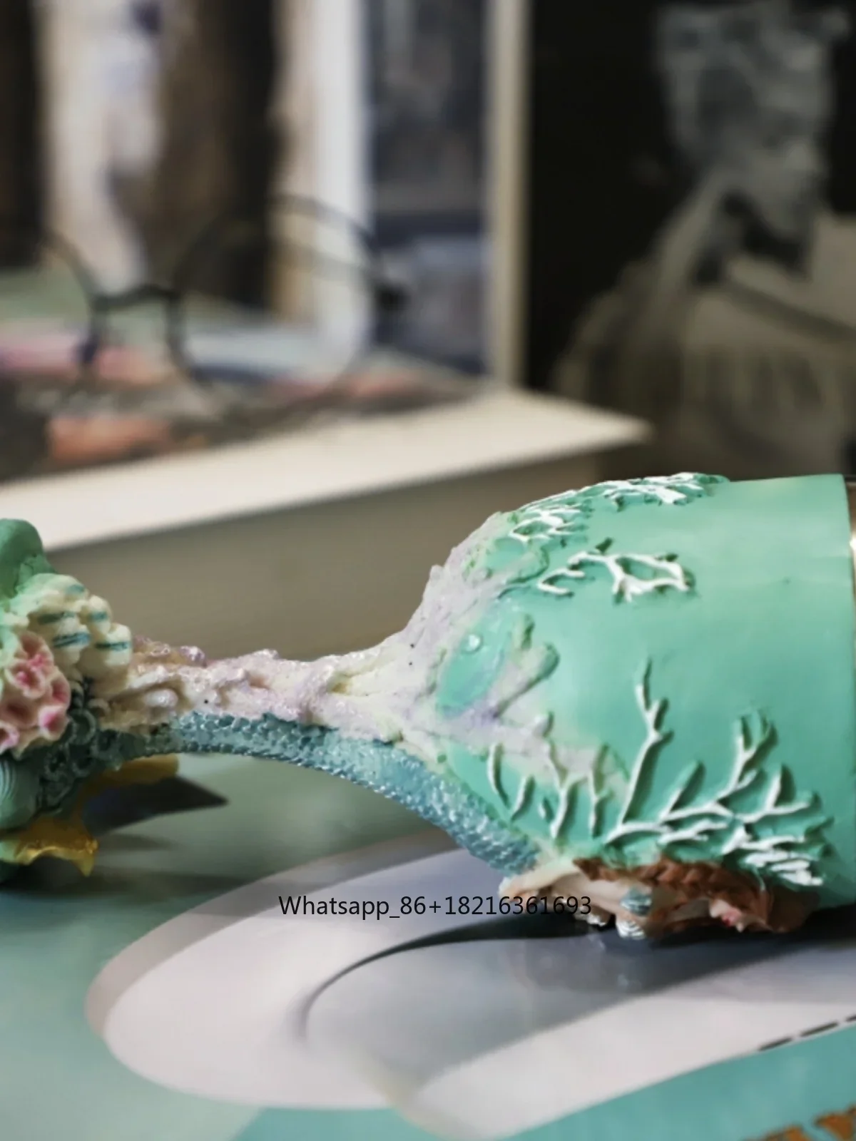 三次元彫刻マーメイド手描き工芸ゴブレット樹脂製クリエイティブ - Crafting Resin のレビューと価格