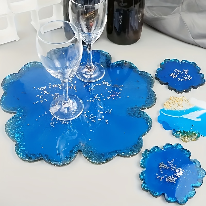 5個入りミラー付き大型花小花カップクッションベースシリコンモ - Silicone Mold Tray のレビューと価格