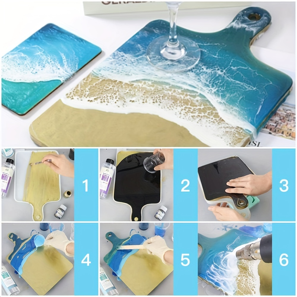 エポキシ樹脂シリコン製トレイ型、DIY長方形ハンドルボード、 - Geode Mold Silicone のレビューと価格