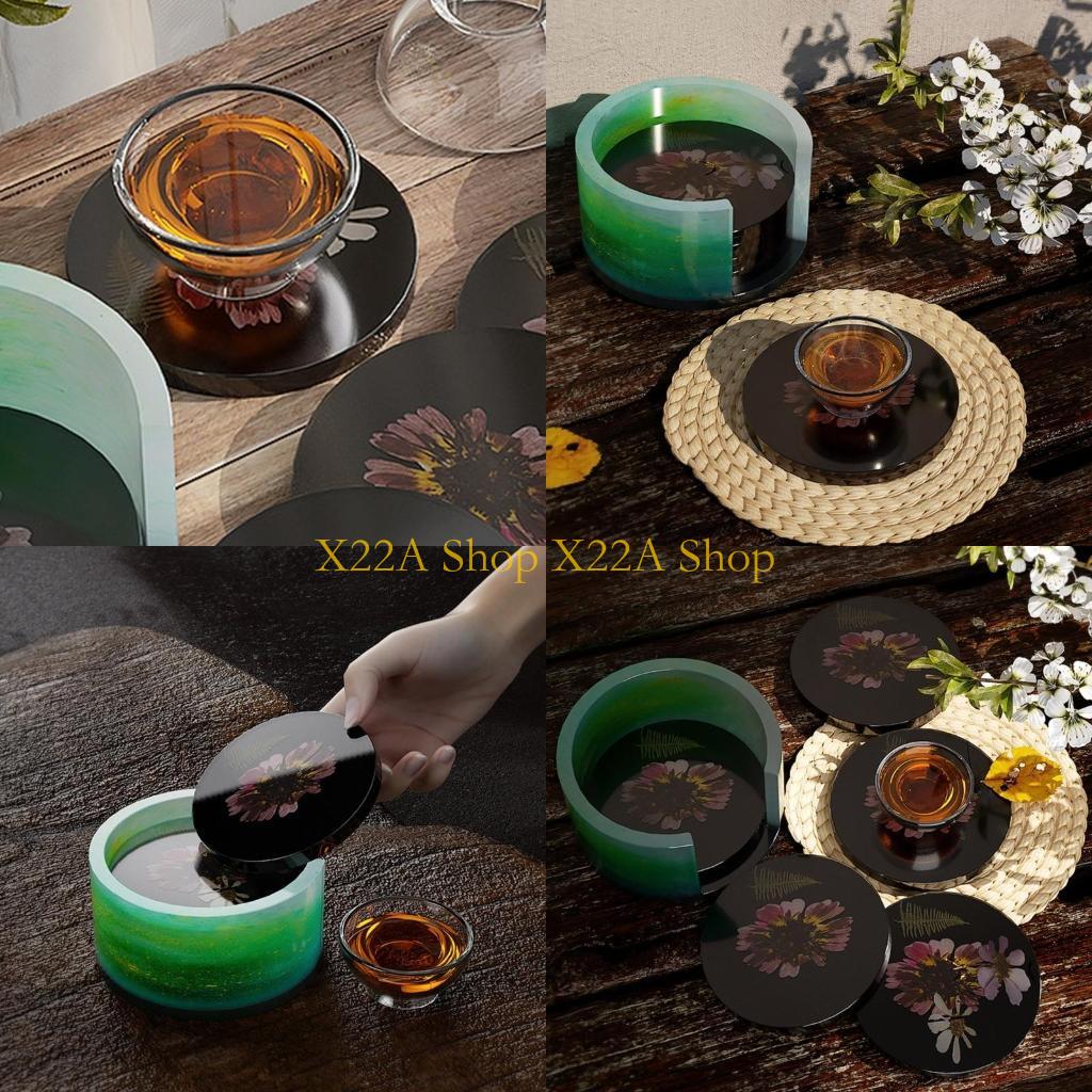 ユニークなラウンドジオードコースターエポキシ樹脂用シリコンモ - Geode Mold Silicone のレビューと価格