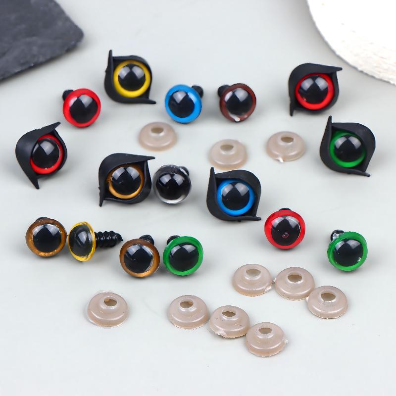 50ペア100個入り プラスチック製安全目玉 12mm ぬい - Resin Craft Workshop のレビューと価格