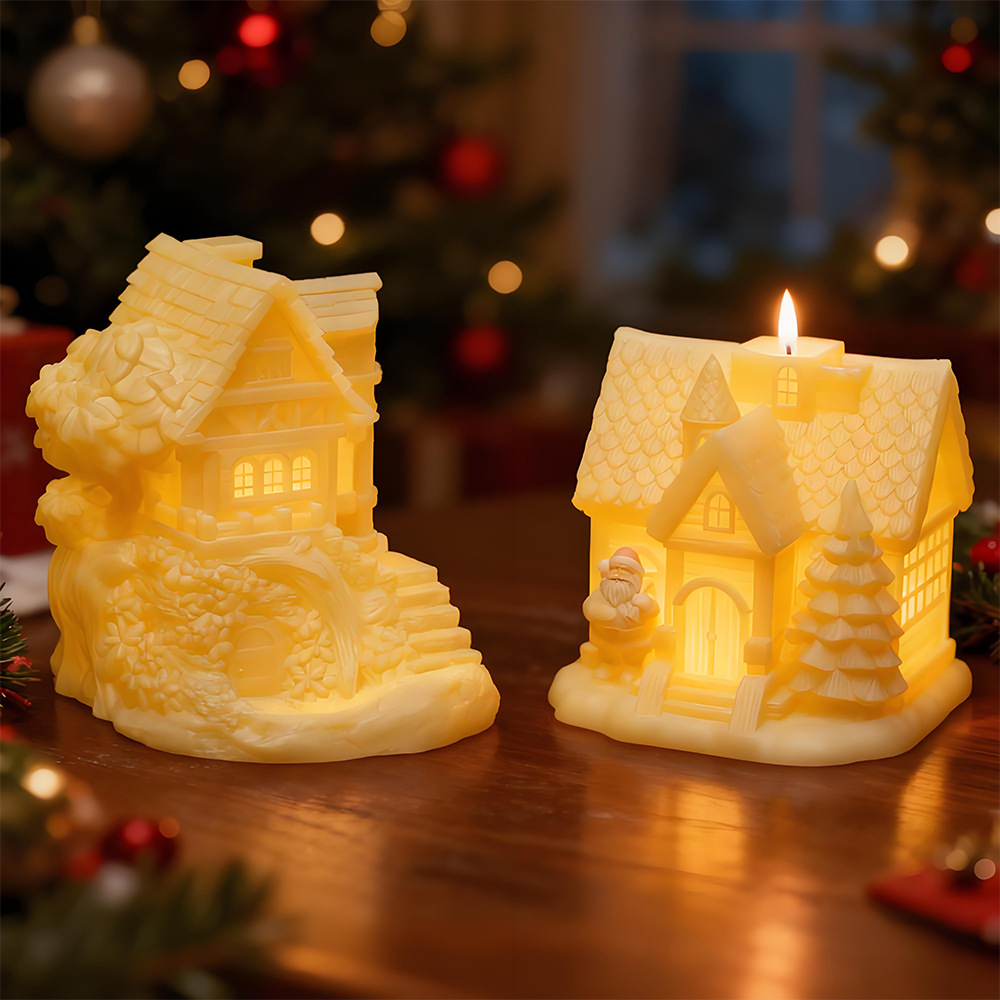 クリスマスシリコンモールド高品質樹脂石膏モールドツリーハウス - Resin Craft Workshop のレビューと価格