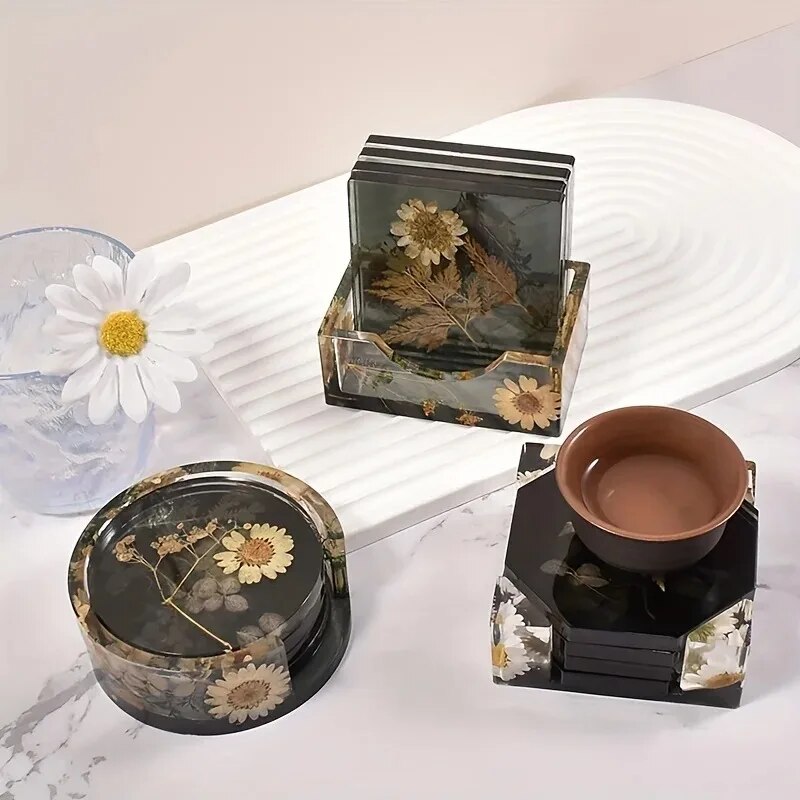 コースター樹脂モールドセットには、コースター収納ボックスモー - Serving Tray Mold のレビューと価格