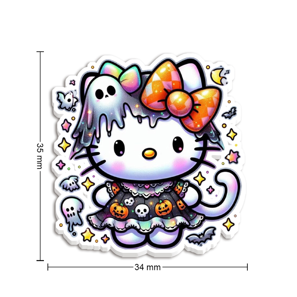 10個/ロット サンリオ ハロウィン ハローキティ レジン製 - Resin Craft Material のレビューと価格