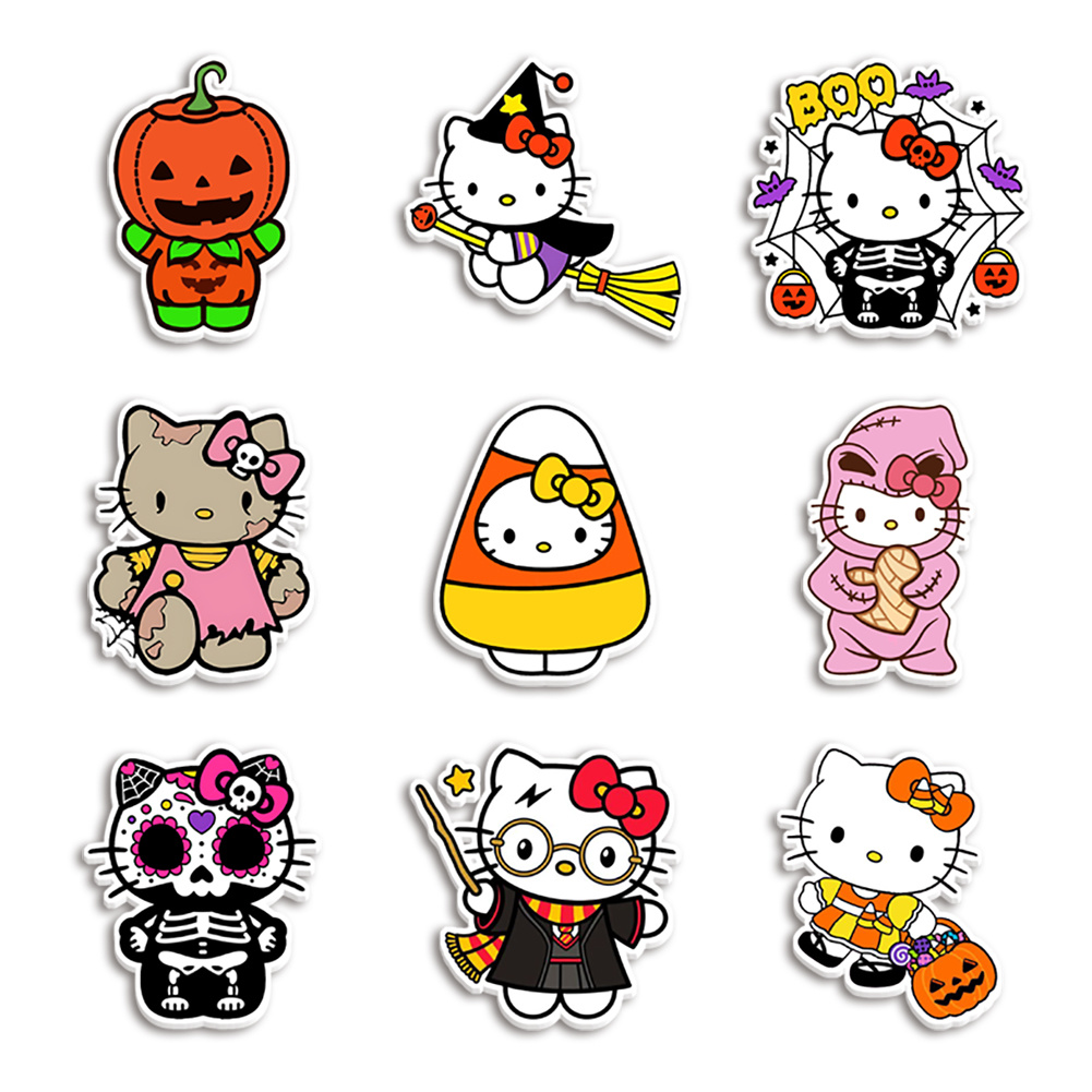 10個/ロット サンリオ ハロウィン ハローキティ レジン製 - Resin Craft Material のレビューと価格