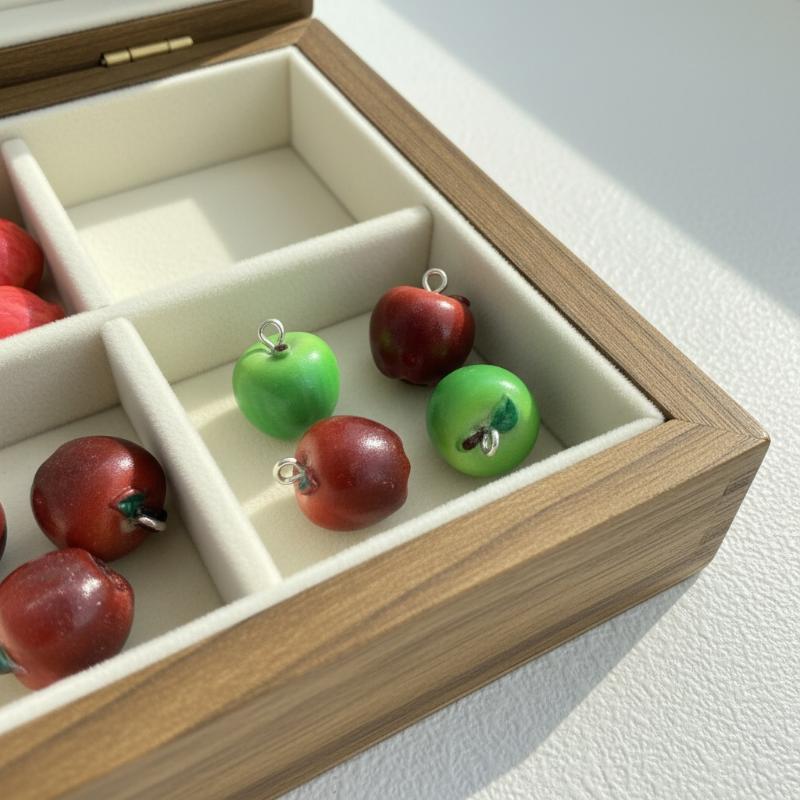 3D シミュレーションフルーツビーズ 14x15MM 5 個 - Resin Craft Workshop のレビューと価格