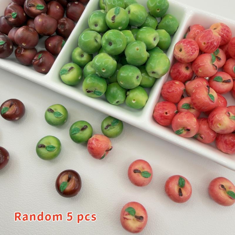 3D シミュレーションフルーツビーズ 14x15MM 5 個 - Resin Craft Workshop のレビューと価格