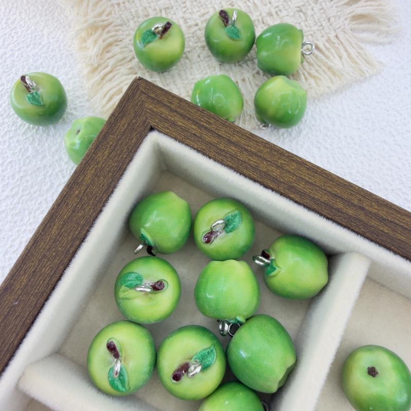 3D シミュレーションフルーツビーズ 14x15MM 5 個 - Resin Craft Workshop のレビューと価格