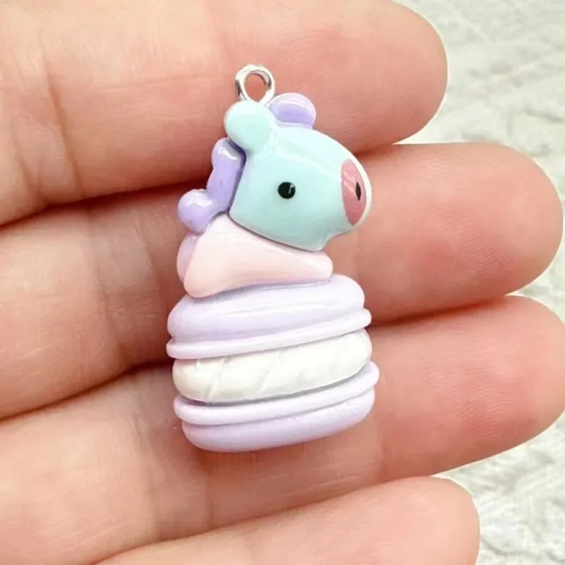10個入りミックスカートゥーンレジンチャーム、小さな装飾ペン - Resin Craft Material のレビューと価格