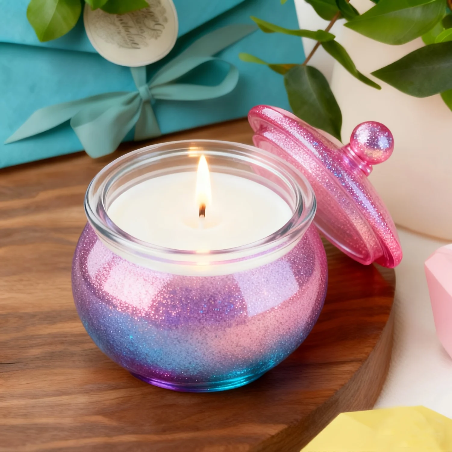 蓋付きの丸い樹脂製缶型1セット、DIYジュエリー収納ボックス - Resin Jewelry Kit のレビューと価格