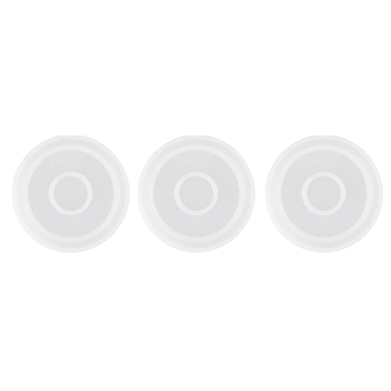 ビッグDIYラウンドコースターシリコンモールド3個パック、直 - Coaster Mold Round のレビューと価格