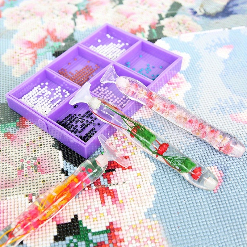 1セットフラワーデザイン樹脂製5Dダイヤモンドペインティング - Resin Craft Ideas のレビューと価格